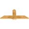 Ekena Millwork Eugene Rough Sawn Timber Gable Bracket, Western Red Cedar, 48"W x 22"H x 2"D x 6"F, 11/12 Pitch GBW048X22X0206EUG00RWR - alternate 4